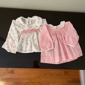 2 baby girl tops